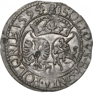 Sigismund III Vasa, 1594 Shelrogue, Olkusz - very rare and beautiful