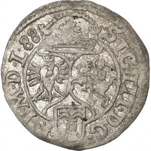 Sigismund III. Vasa, 1588 IF Schilling, Poznań - Rarität