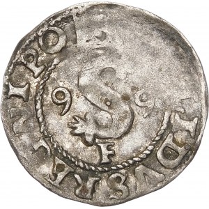 Zikmund III Vasa, Shelly 1599 F, Wschowa - 2xSOLIDV - velmi vzácné