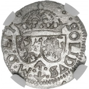 Sigismund III Vasa, 1615 Shelrogue, Vilnius - trifoliate on reverse - beautiful