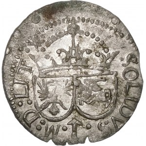 Zygmunt III Waza, Szeląg 1616, Wilno – „kątomierze” – piękny i rzadki