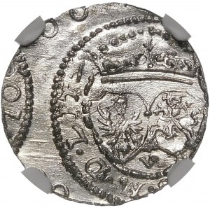Zygmunt III Waza, Szeląg 1617, Wilno – nieopisany – wyśmienity