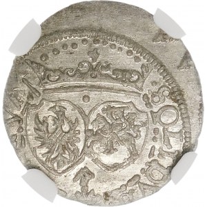 Zygmunt III Waza, Szeląg 1617, Wilno – wyśmienity i b. rzadki