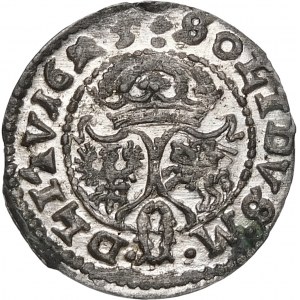 Sigismund III Vasa, Shelly 1625, Vilnius - REZ IO Fehler - selten und schön