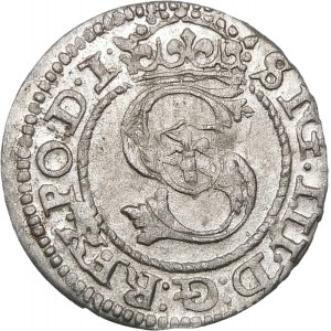 Zygmunt III Waza, Szeląg 1588, Ryga – rzadki i wyśmienity