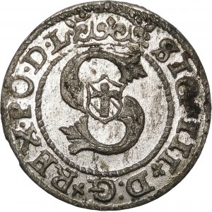 Zygmunt III Waza, Szeląg 1590, Ryga – piękny