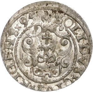 Zygmunt III Waza, Szeląg 1595, Ryga – wyśmienity