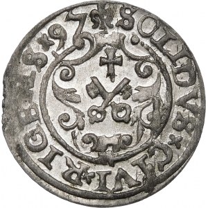 Zygmunt III Waza, Szeląg 1597, Ryga – wyśmienity
