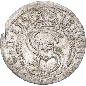 Zygmunt III Waza, Szeląg 1605, Ryga – II zamiast LI – rzadszy