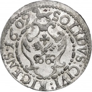 Sigismund III. Vasa, 1609, Riga - 1609, PO D LI - exquisit