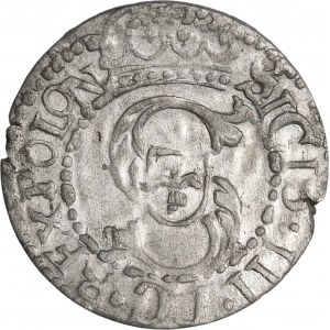 Zygmunt III Waza, Szeląg 1610, Ryga – 610, POLON – rzadki
