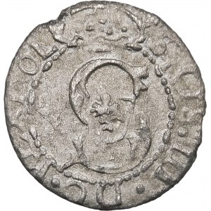 Zygmunt III Waza, Szeląg 1612, Ryga – data 1 12 – b. rzadki