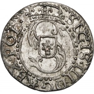Zygmunt III Waza, Szeląg 1616, Ryga – piękny