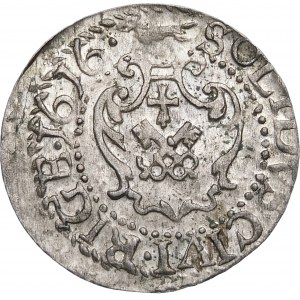 Zygmunt III Waza, Szeląg 1616, Ryga – piękny