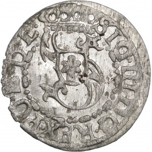 Zygmunt III Waza, Szeląg 1618, Ryga – gwiazdki – rzadki