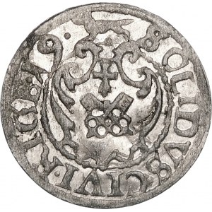 Zygmunt III Waza, Szeląg 1619, Ryga – piękny