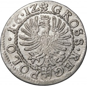 Zikmund III Vasa, Grosz 1612, Krakov - ∙1∙6∙1Z rozeta