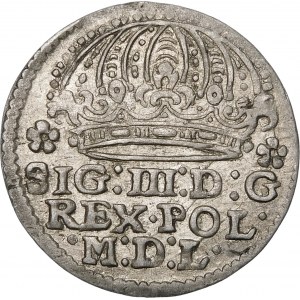 Žigmund III Vasa, Grosz 1612, Krakov - rozeta ∙1∙6∙1Z∙ - variant - krásny