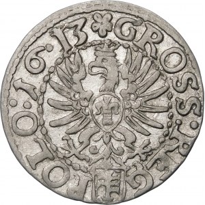 Sigismund III. Vasa, Grosz 1613, Krakau - Variante :16∙13