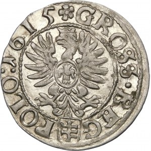 Sigismund III Vasa, Grosz 1615, Cracow - exquisite