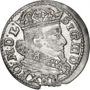 Sigismund III Vasa, 1626 penny, Vilnius - Pogo in shield
