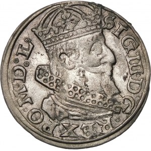 Sigismund III Vasa, 1626 penny, Vilnius - The pennyweight not in the shield