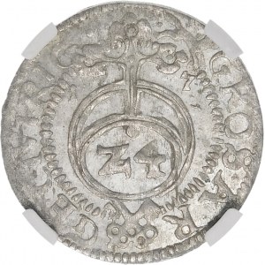Sigismund III. Vasa, Pfennig 1617, Riga - schön und selten