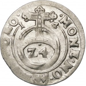 Žigmund III Vaza, polopás 1614, Bydgoszcz - Orol - pekný a vzácny