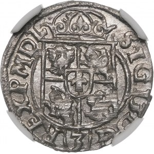 Sigismund III. Wasa, Halbspur 1617, Bromberg - Sachsen im Oval, PMDL