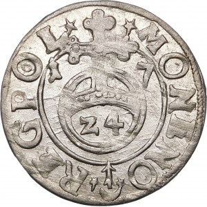 Sigismund III. Wasa, Halbspur 1617, Bromberg - Sachse ohne Schild - schön