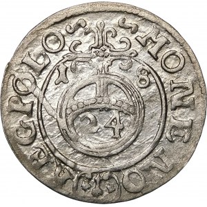 Sigismund III. Vasa, Halbspur 1618, Bydgoszcz - Sachsen im Oval - Variante