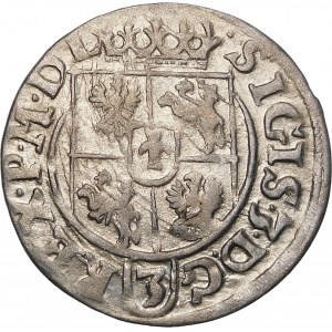 Žigmund III Vasa, poltopánka 1618, Bydgoszcz - Saský ovál - variant