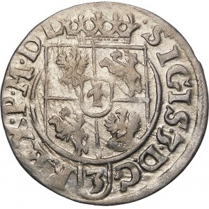 Sigismund III. Vasa, Halbspur 1618, Bydgoszcz - Sachsen im Oval - Variante