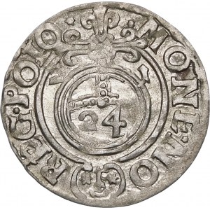 Sigismund III Vasa, Half-track 1621, Bydgoszcz - Saxon in oval shield