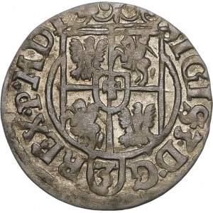 Sigismund III. Vasa, Półtorak 1621, Bydgoszcz - Sachse im ovalen Schild
