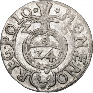 Sigismund III. Wasa, Halbspur 1626, Bromberg - Halbes Pferd in ovalem Schild