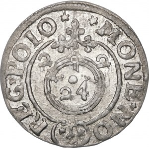 Zikmund III Vasa, polopostava 1622, Bydgoszcz - menší koruna - varianta - krásná