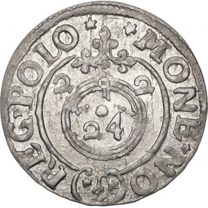 Sigismund III Vasa, Half-track 1622, Bydgoszcz - smaller crown - variant - beautiful