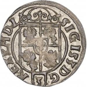 Sigismund III Vasa, Half-track 1623, Bydgoszcz - Saxon in oval shield - crosses