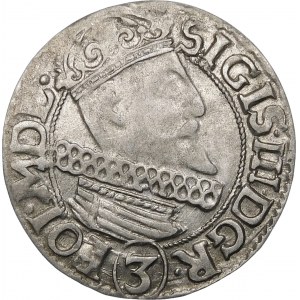 Sigismund III Vasa, 3 Kruciera 1615, Kraków - Awdaniec