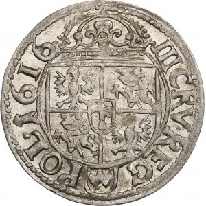 Zygmunt III Waza, 3 Krucierze 1616, Kraków – Awdaniec – piękny