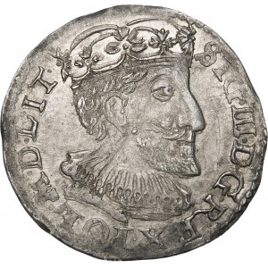 Žigmund III Vaza, Trojak 1592, Olkusz - malá hlava - LONIÆ 9Z