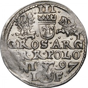 Zygmunt III Waza, Trojak 1597, Olkusz
