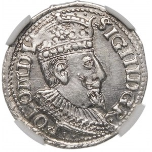 Žigmund III Vaza, Trojak 1598, Olkusz - busta z roku 1596, POLO