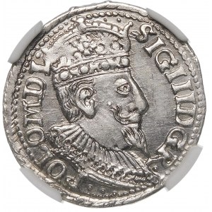 Zygmunt III Waza, Trojak 1598, Olkusz – popiersie z 1596, POLO