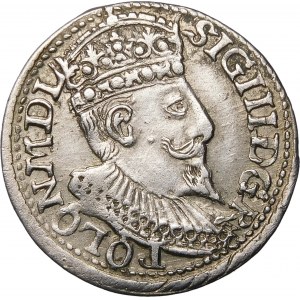 Sigismund III. Wasa, Trojak 1598, Olkusz - Büste von 1596, POLEN