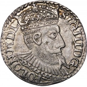 Zikmund III Vasa, Trojak 1598, Olkusz - velká busta