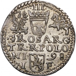 Zikmund III Vasa, Trojak 1598, Olkusz - velká busta