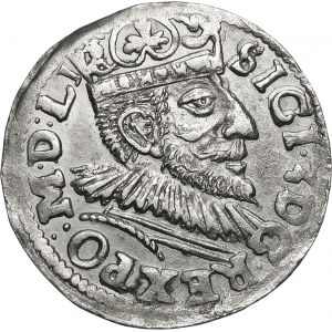 Zygmunt III Waza, Trojak 1593, Poznań – odmiana