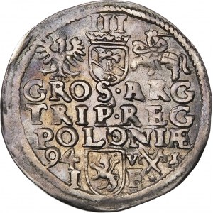 Sigismund III. Vasa, Trojak 1594, Poznań - nicht beschrieben